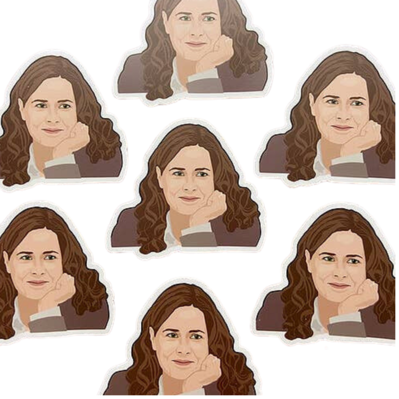 PAM BEESLY STICKER