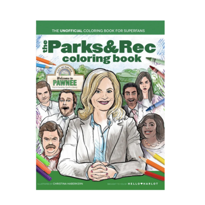 PARKS & REC COLORING BOOK