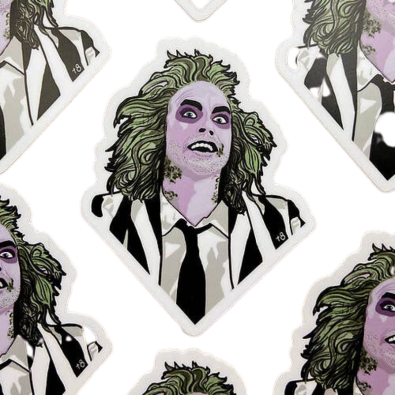 BEETLEJUICE STICKER