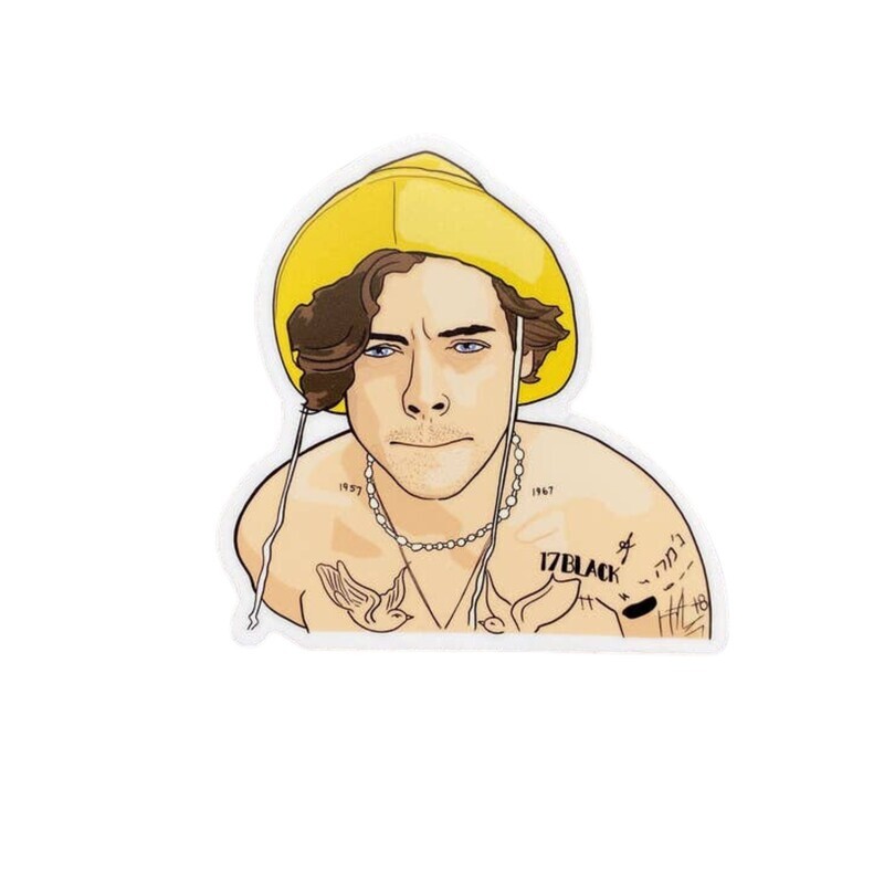 HARRY STYLES GOLDEN STICKER
