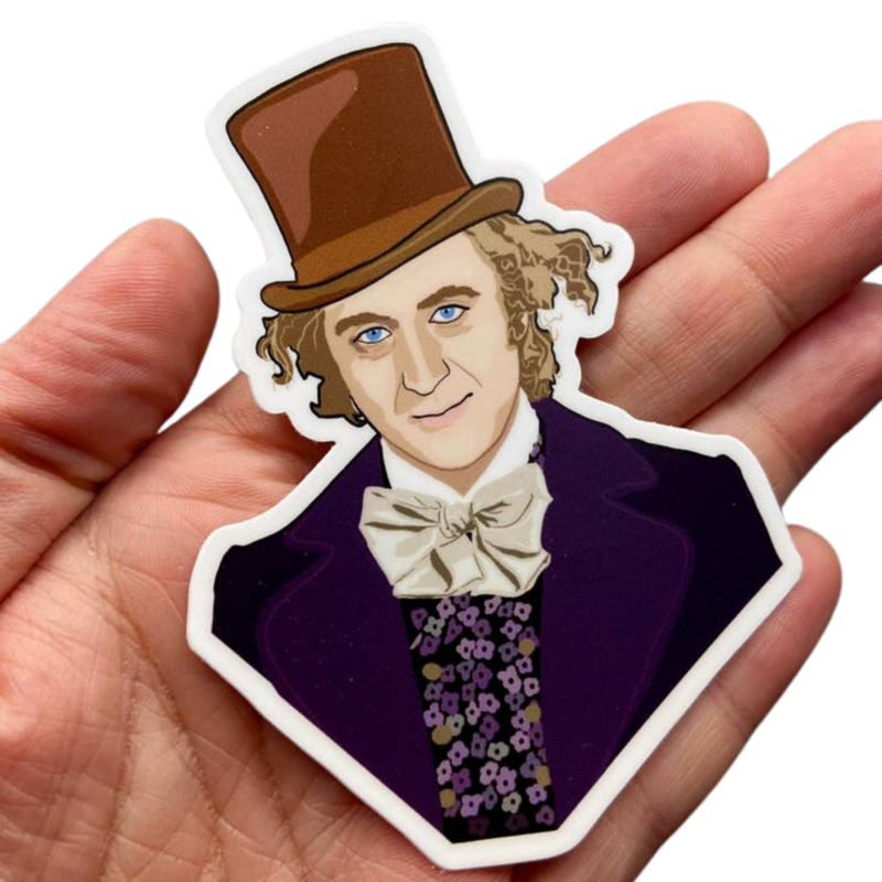WILLY WONKA STICKER