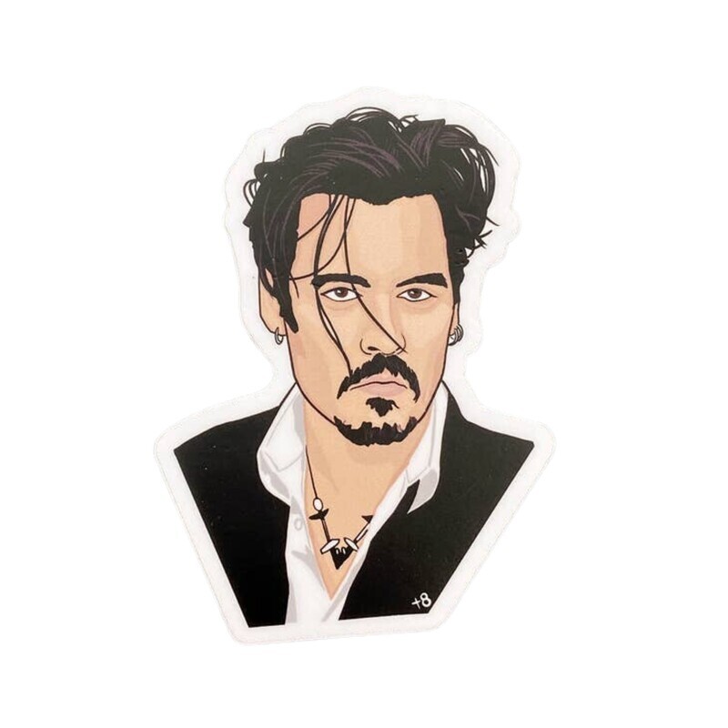 JOHNNY DEPP STICKER
