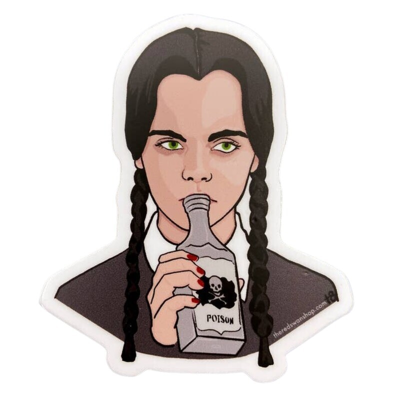 WEDNESDAY ADDAMS STICKER