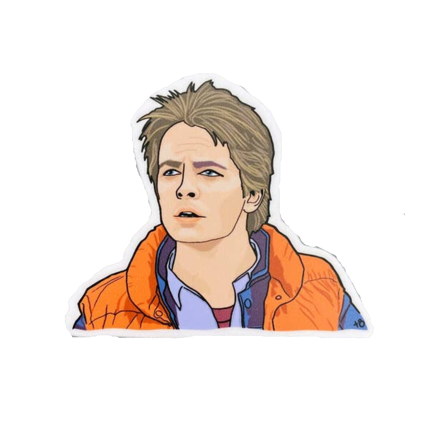 MARTY MCFLY- BACK TO THE FUTURE STICKER