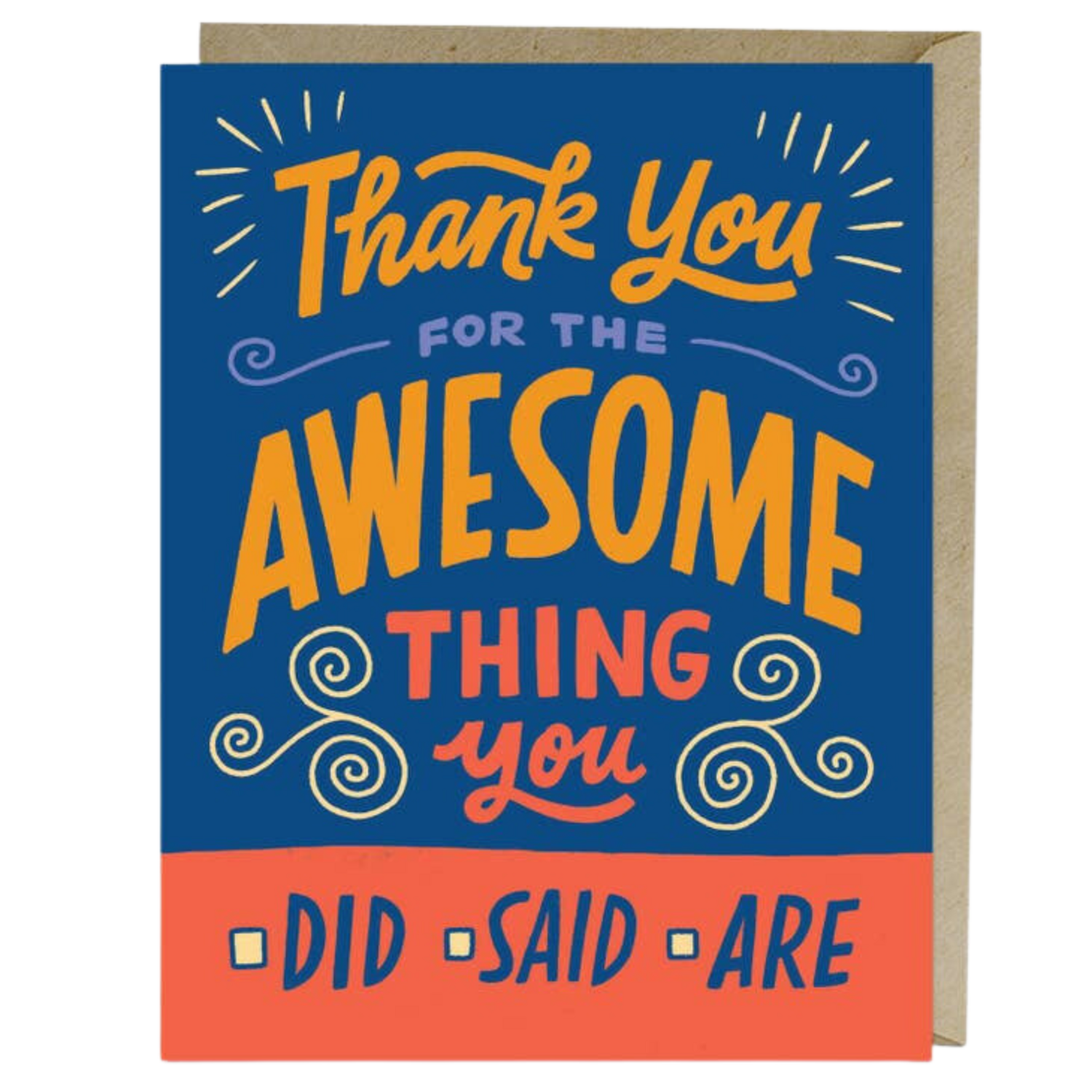 AWESOME THANK YOU CARD