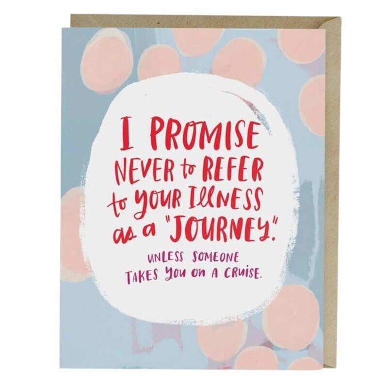 ILLNESS JOURNEY SYMPATHY CARD