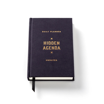 HIDDEN AGENDA UNDATED PLANNER