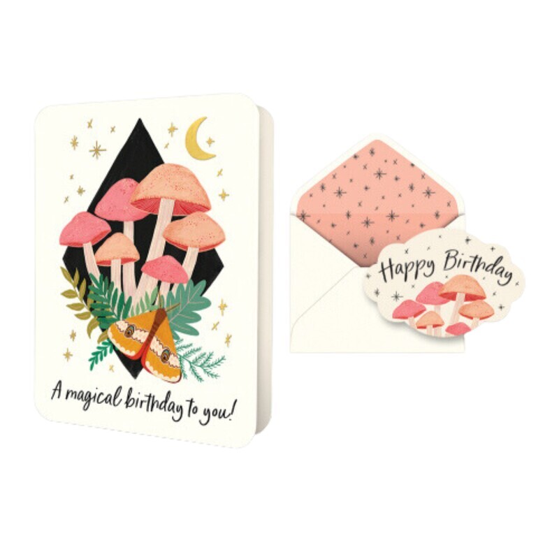 MAGICAL MUSHROOM BIRTHDAY CARD