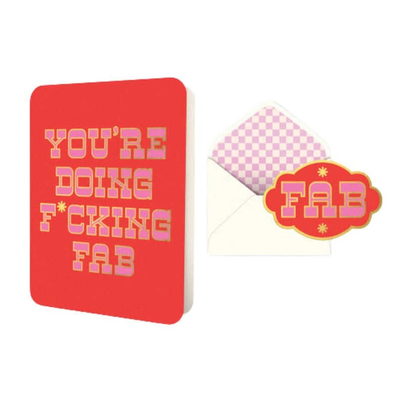 DOING FUCKING FAB CARD