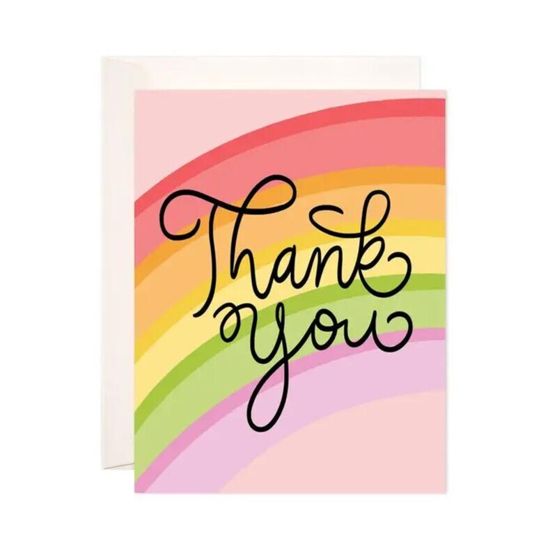 RAINBOW THANK YOU CARD