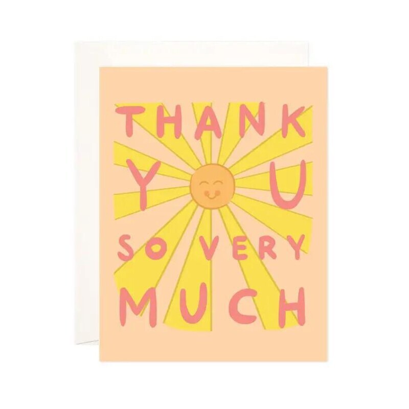 THANK YOU SO VERY MUCH CARD