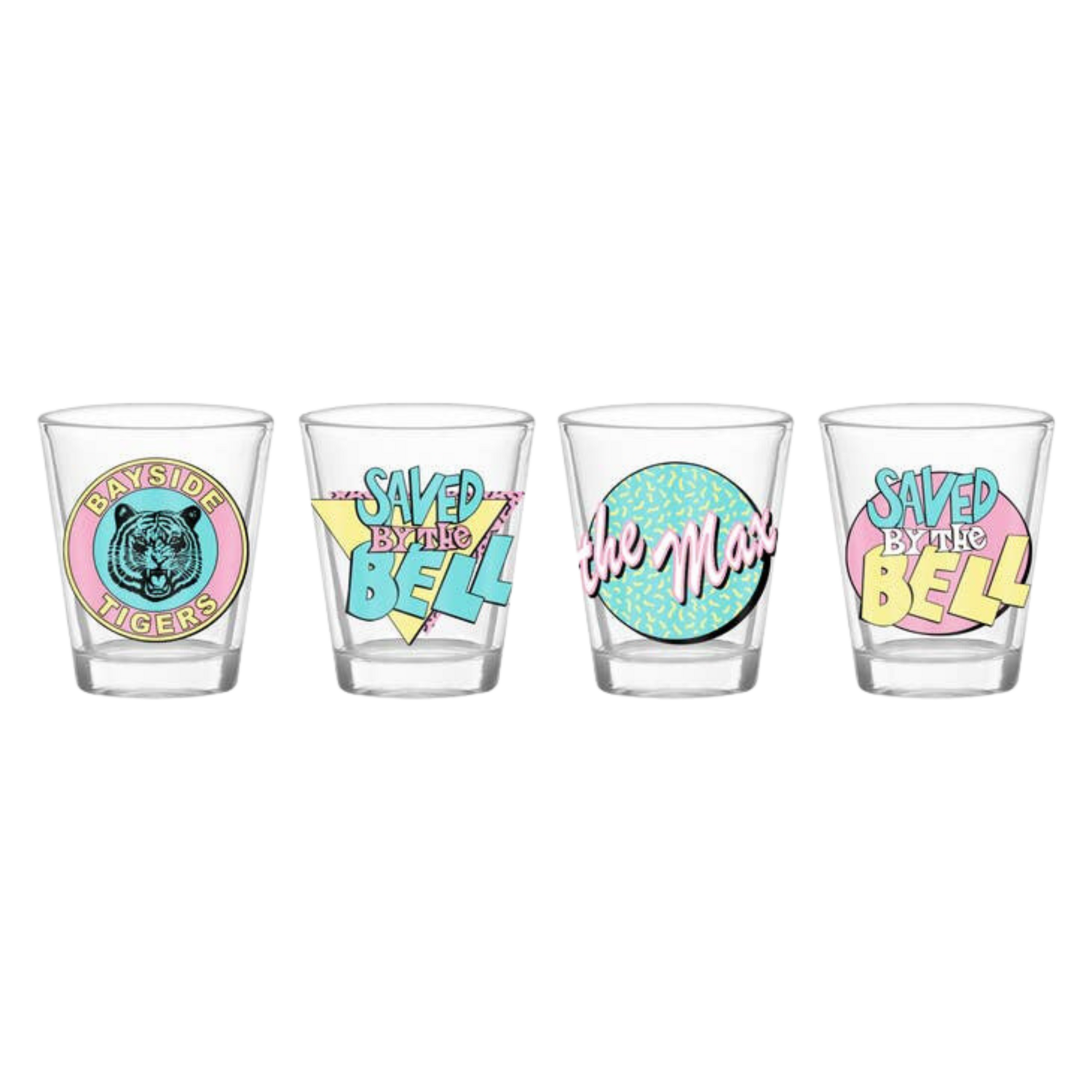 SAVED BY THE BELL SHOT GLASS SET