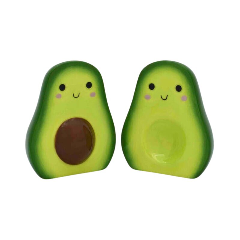 STREAMLINE AVOCADO SALT &amp; PEPPER SHAKERS