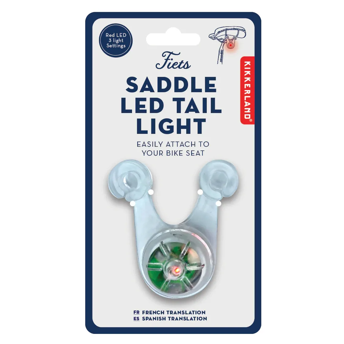 BIKE SADDLE LED TAIL LIGHT