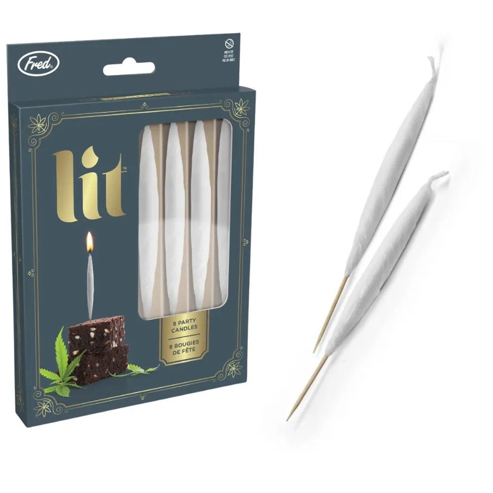 FRED LIT! - BIRTHDAY CANDLES