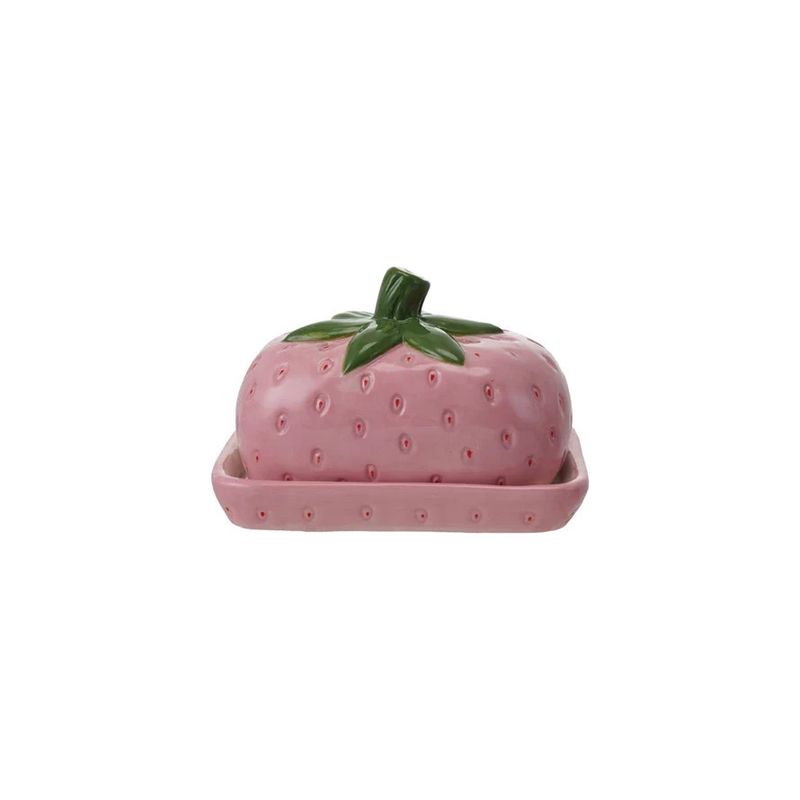 CCOOP STRAWBERRY BUTTER DISH