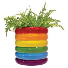 STREAMLINE RETRO RAINBOW PLANTER