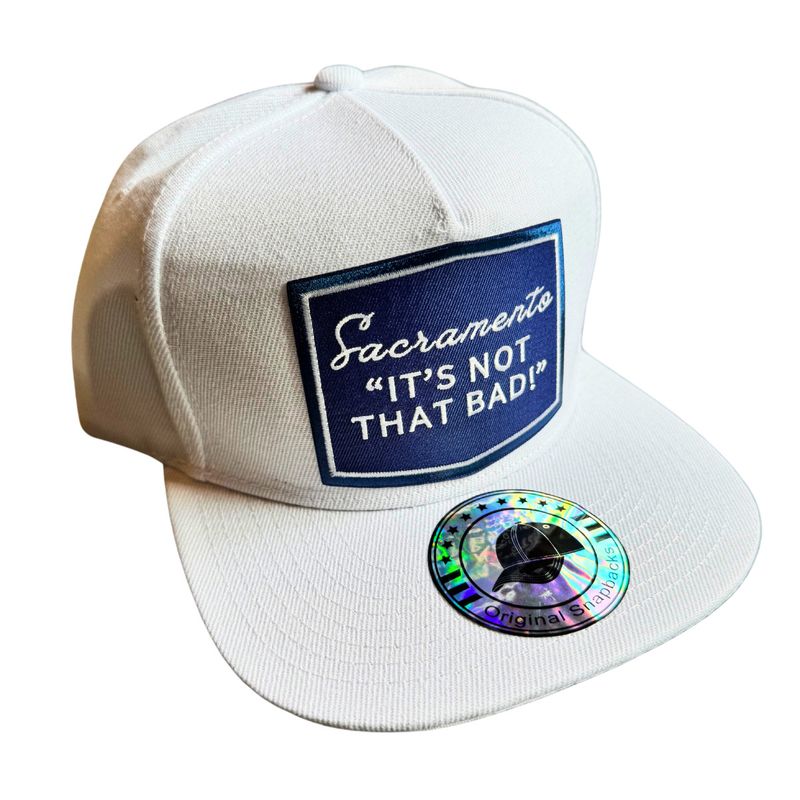 SACRAMENTO IT&#39;S NOT THAT BAD HAT WHITE