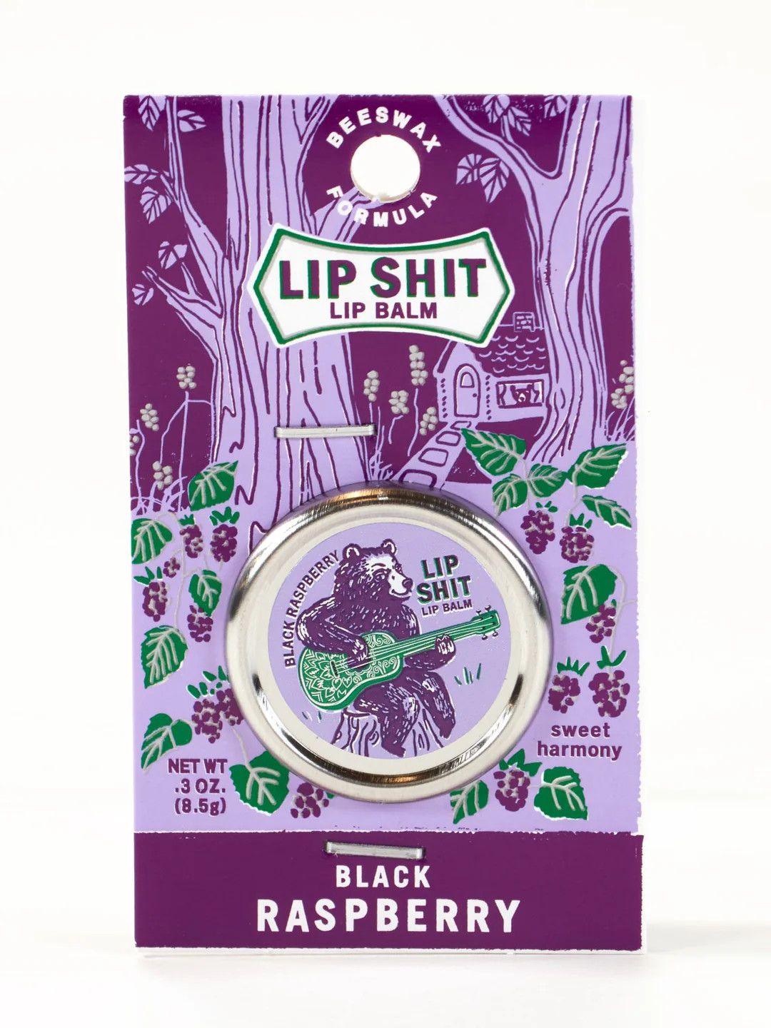 BLUE Q LIP SHIT  -  BLACK RASPBERRY