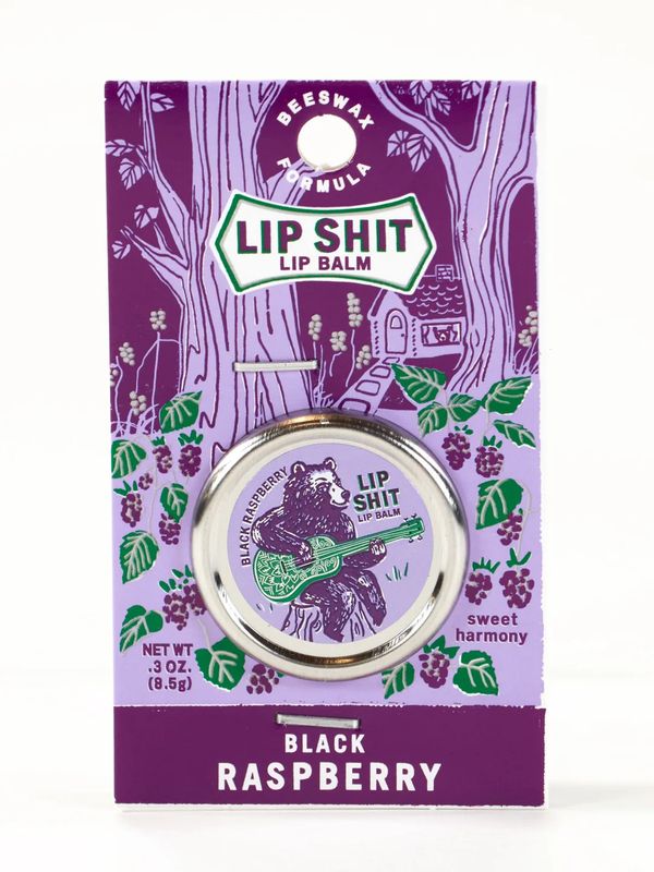 BLUE Q LIP SHIT  -  BLACK RASPBERRY