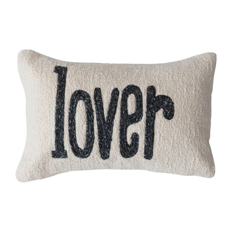 CREATIVE COOP LOVER LUMBAR PILLOW