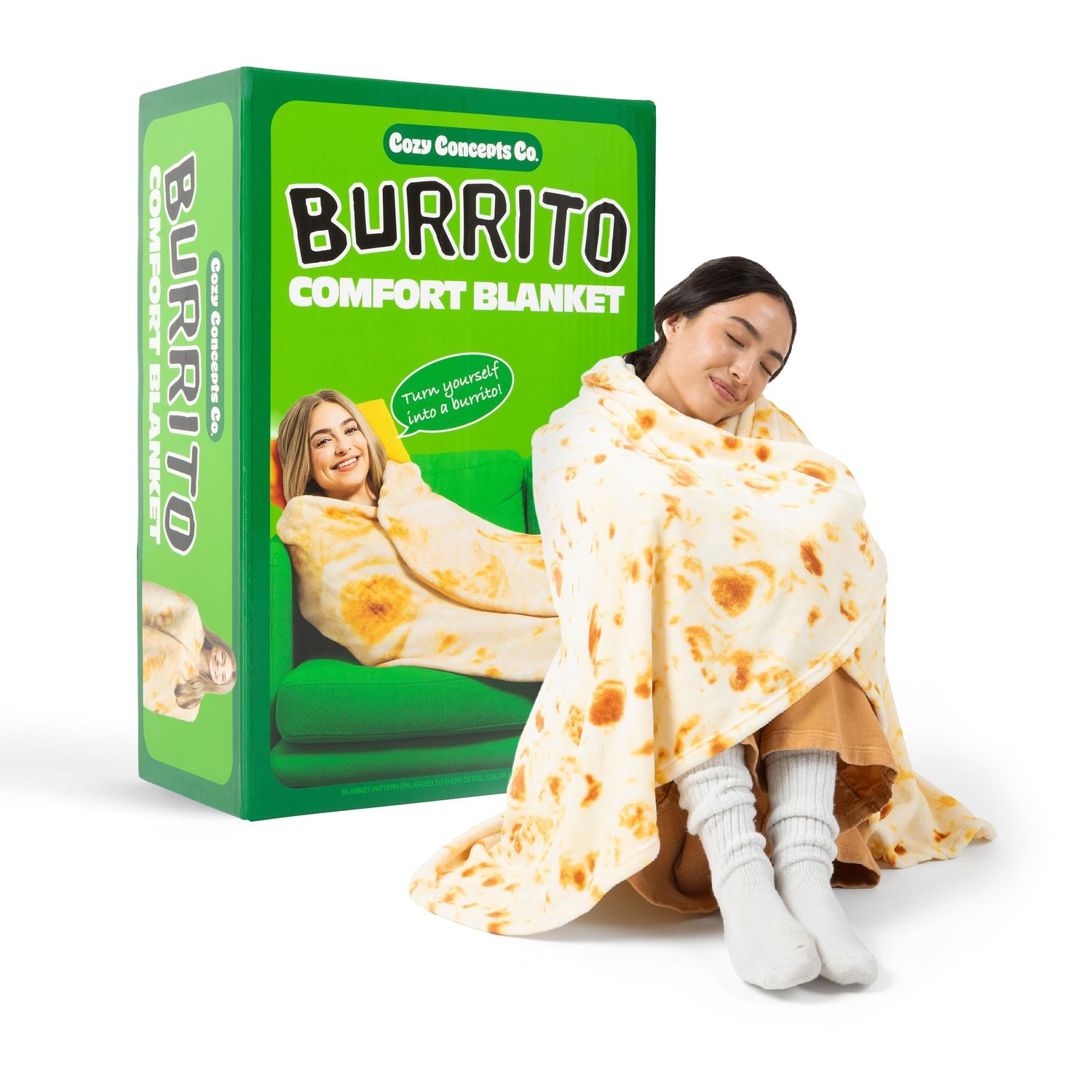 COZY CONCEPTS BURRITO BLANKET
