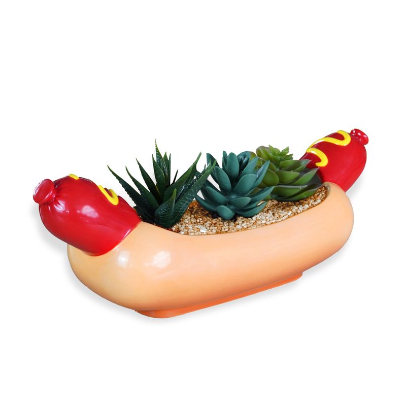 BUBBLEGUM STUFF HOTDOG PLANTER