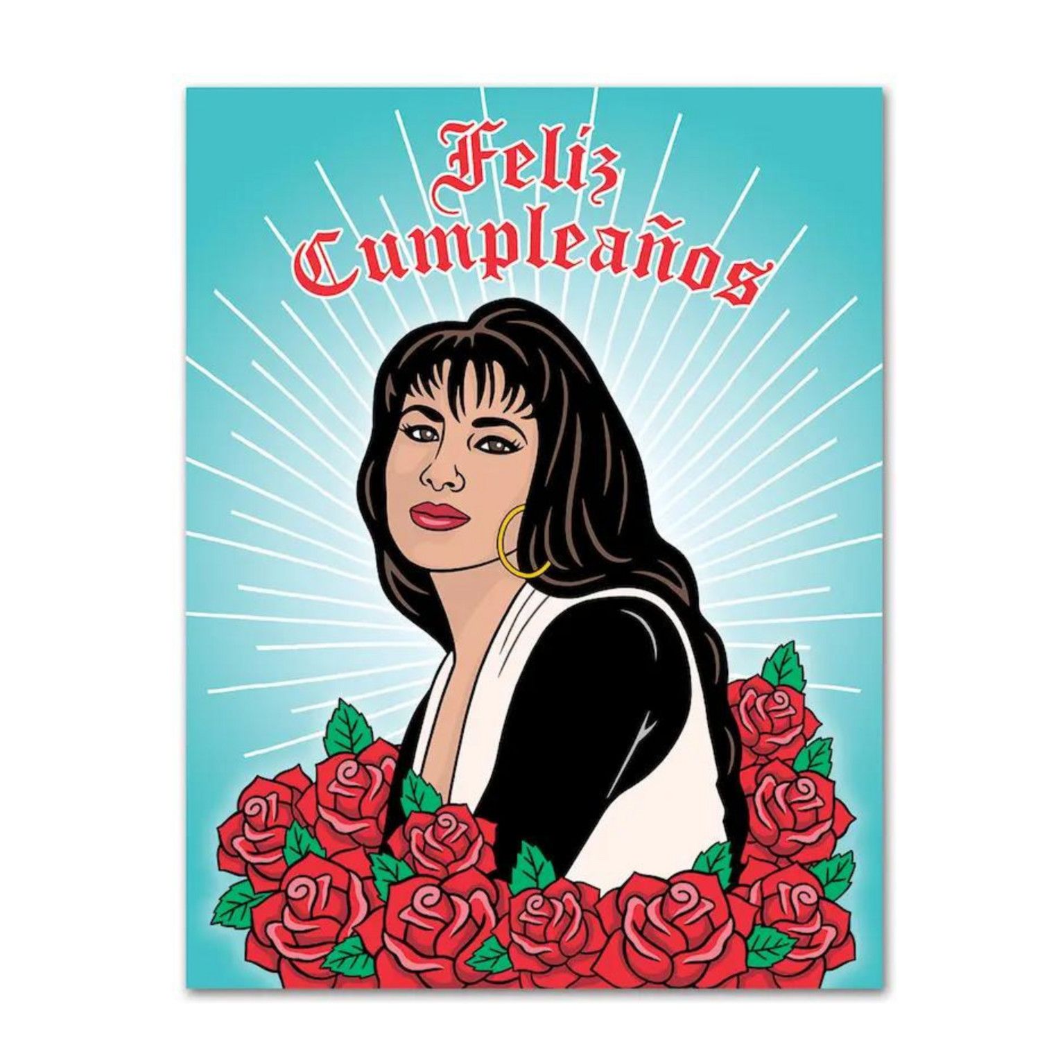 SELENA FELIZ CUMPLEANOS CARD