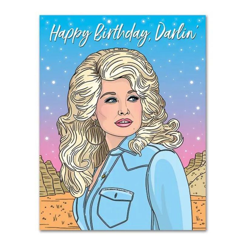 DOLLY HAPPY BIRTHDAY DARLIN CARD