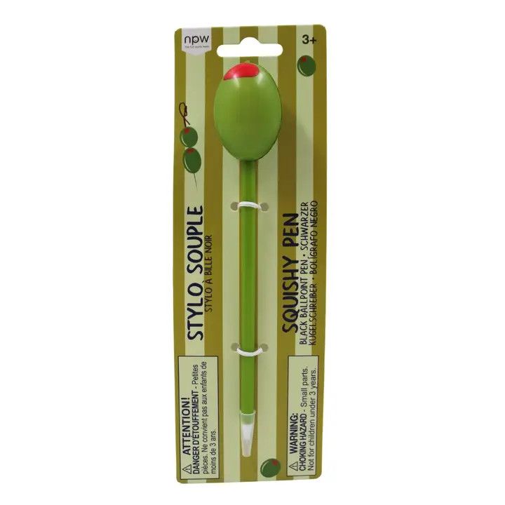 NPW OLIVE SQUISHY PEN