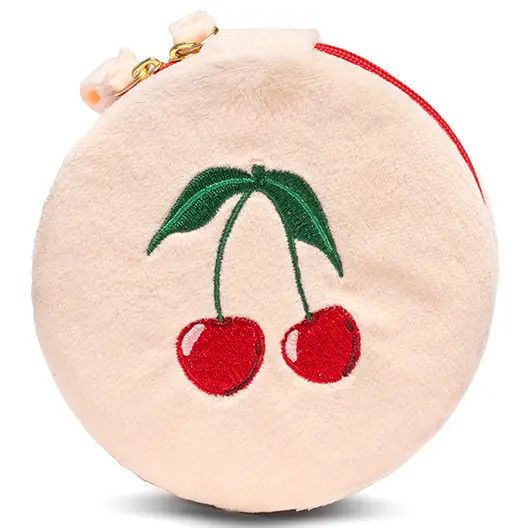 LIVING ROYAL CHERRY JEWELRY ZIP CASE