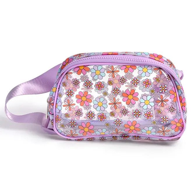 LIVING ROYAL CLEAR FLOWER BELT BAG