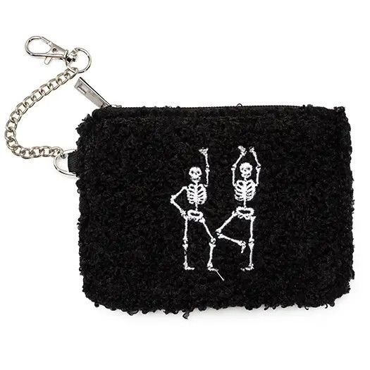 LIVING ROYAL DANCING SKULLS KEYCHAIN POUCH