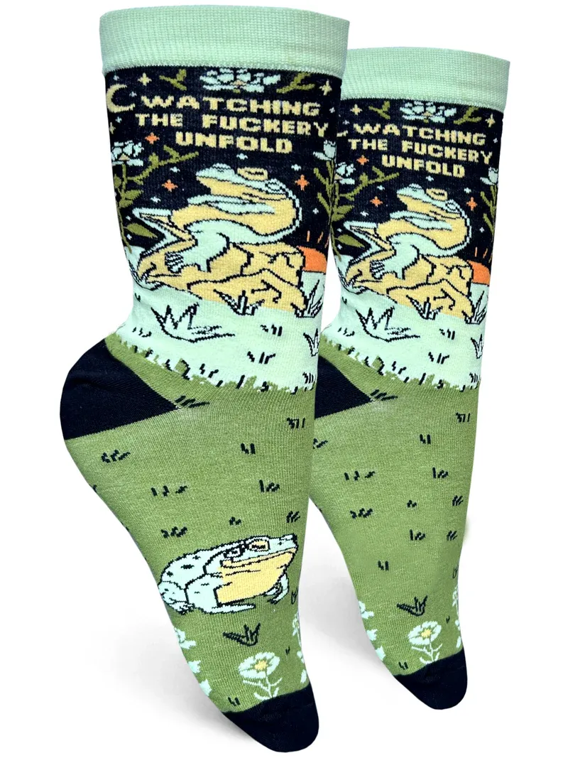 GROOVY THINGS WOMENS SOCK- THE FUCKERY