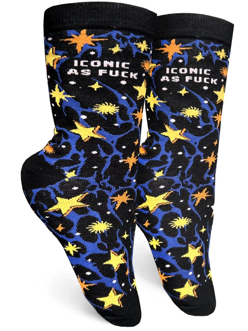GROOVY THINGS WOMENS SOCK- ICONIC AF