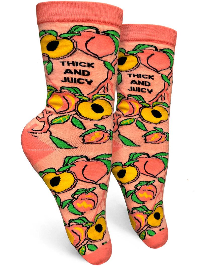 GROOVY THINGS WOMENS SOCK- THICK &amp; JUICY