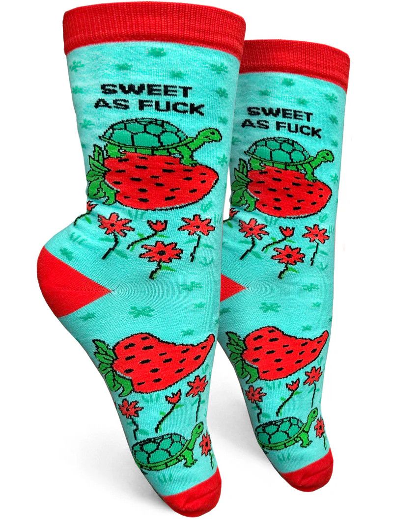 GROOVY THINGS WOMENS SOCK- SWEET AF