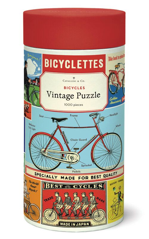 CAVALLINI PAPERS 1000pc PUZZLE- BICYCLES