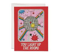 YOU LIGHT UP THE ROOM CARD