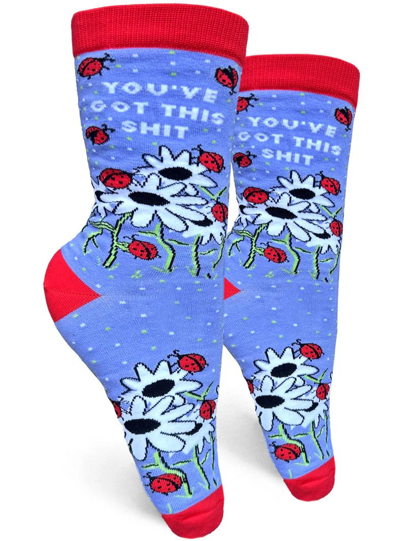 GROOVY THINGS WOMENS SOCK- YOU&#39;VE GOT THIS SHIT