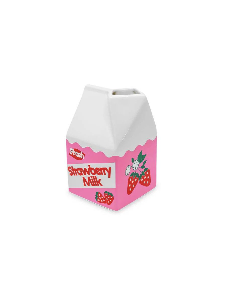 BAN.DO STRAWBERRY MILK VASE