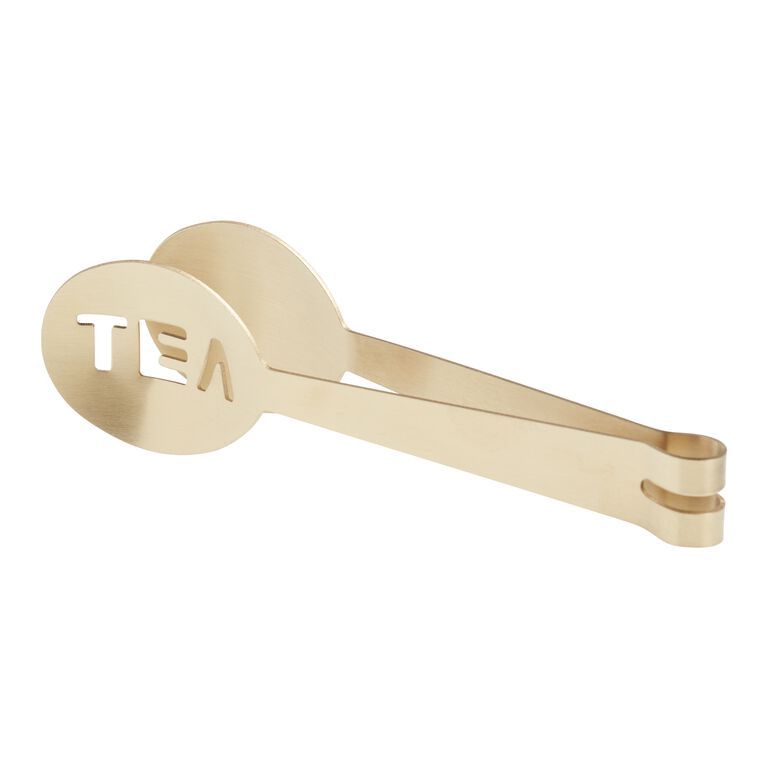 CCOOP GOLD TEA TONGS