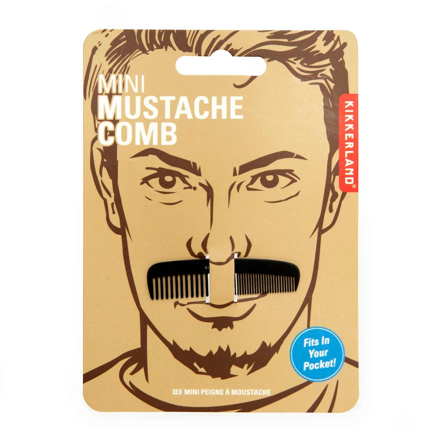KIKKERLAND MINI MUSTACHE COMB