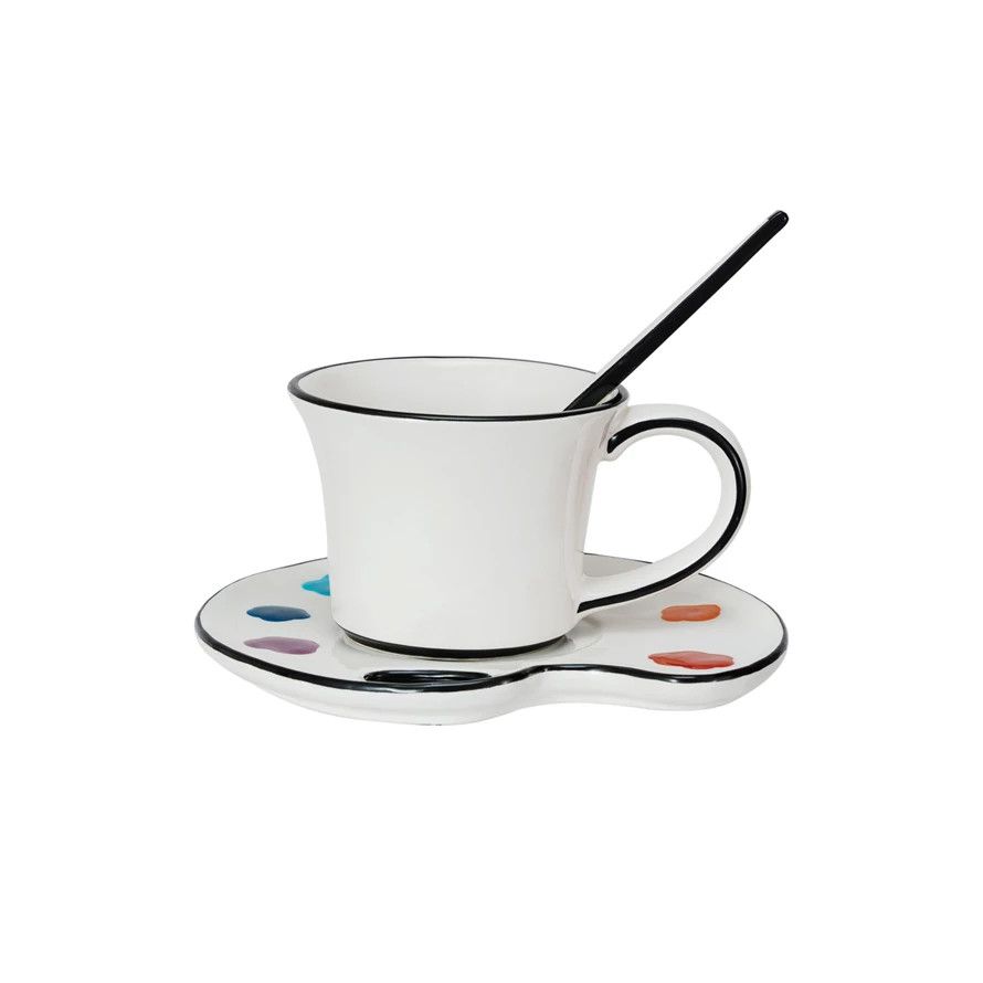 CREATIVE COOP PAINT PALLETE MUG