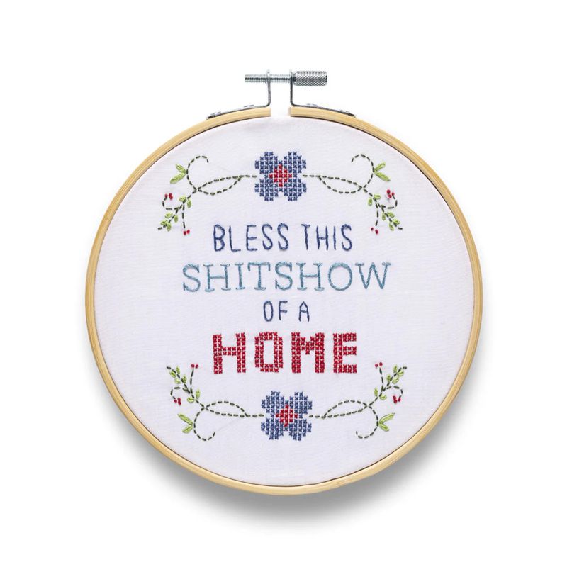 FUNATIC EMBROIDERY KIT - BLESS THIS SHIT SHOW