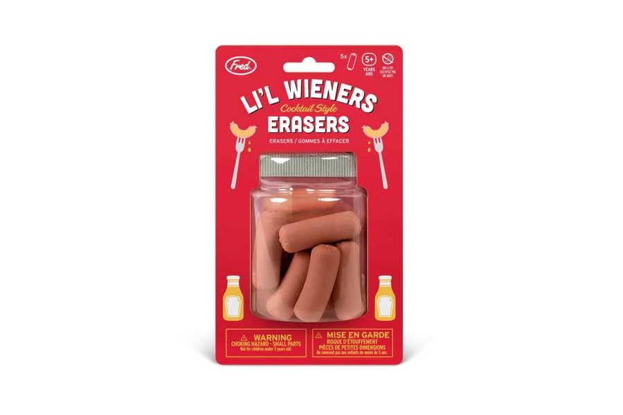 FRED &amp; FRIENDS WEENIE ERASERS
