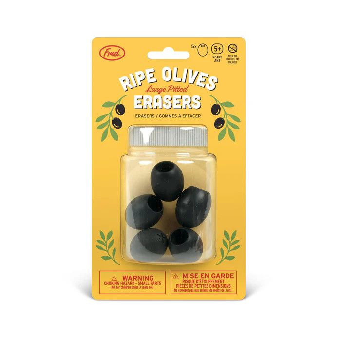 FRED OLIVE ERASERS