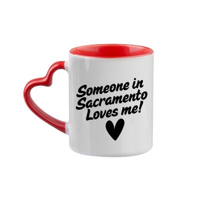 SOMEONE IN SAC LOVES YOU MUG