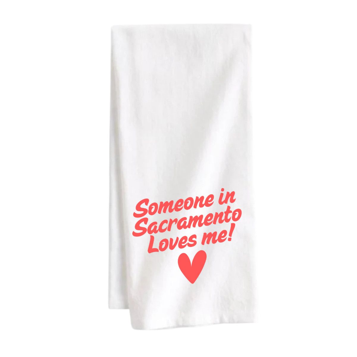 STRAPPING TEA TOWEL - SOMEONE IN SAC LOVE