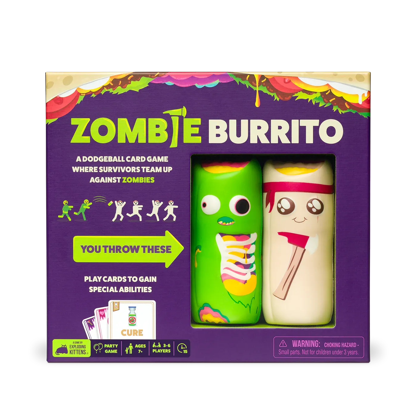 ASMODEE ZOMBIE THROW BURRITO